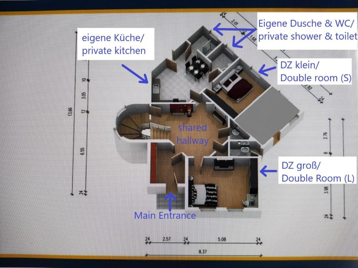 Villa Hanseart Luebeck - Privatzimmer In Zentraler Lage 외부 사진